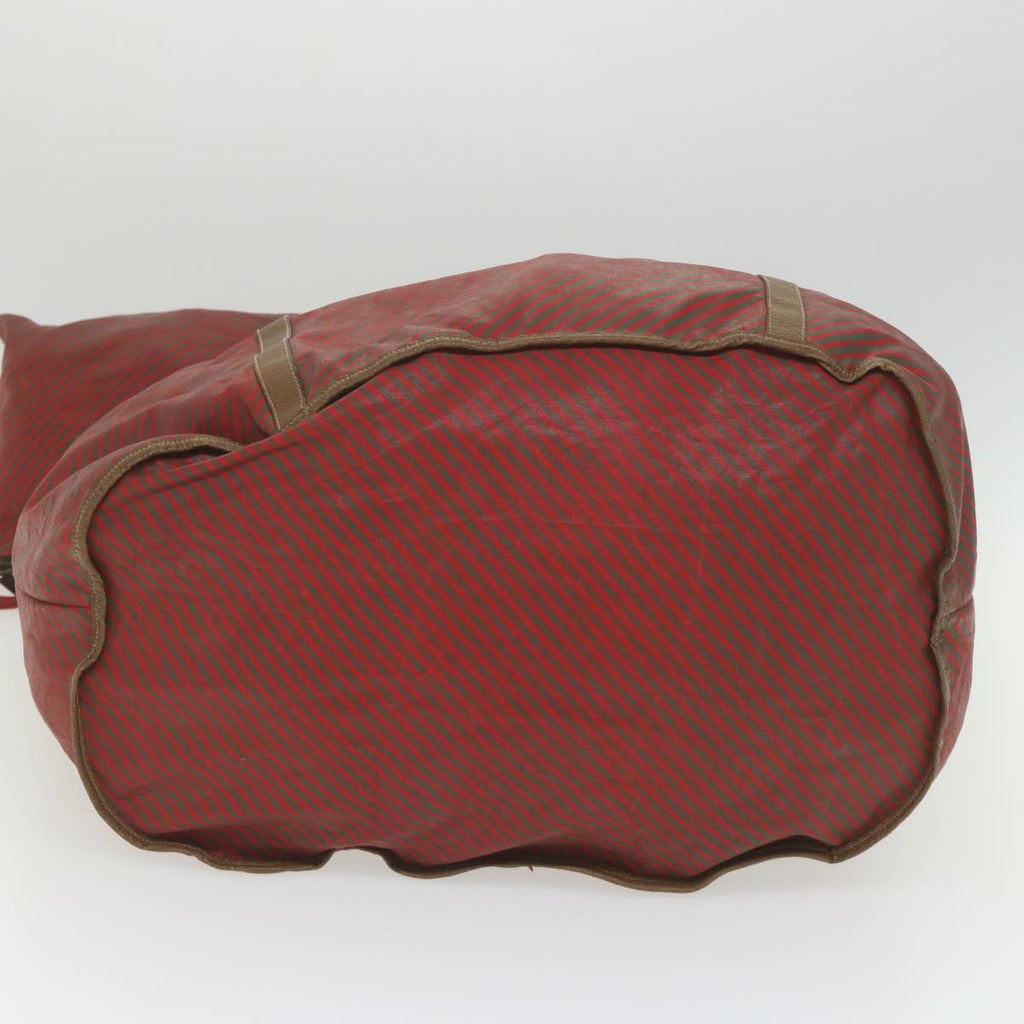GUCCI Boston Bag Coated Canvas Red 89 19 001 ti1362