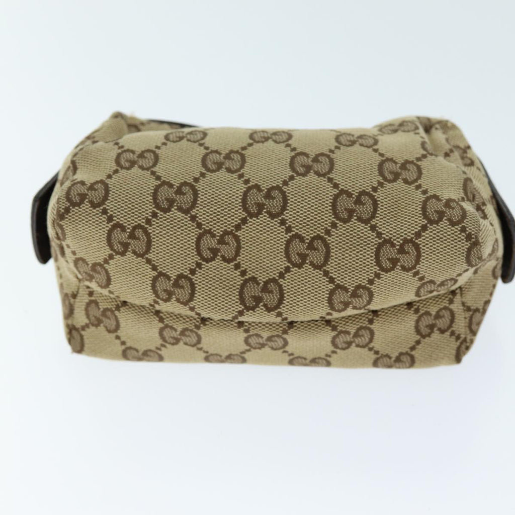 GUCCI GG Canvas Pouch 3Set Beige Black ti1630