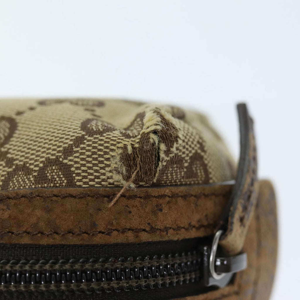 GUCCI GG Canvas Pouch 3Set Beige Black ti1630