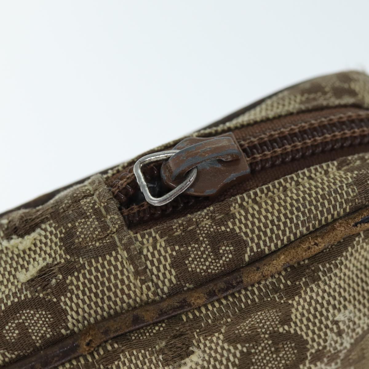 GUCCI GG Canvas Pouch 3Set Beige Black ti1630