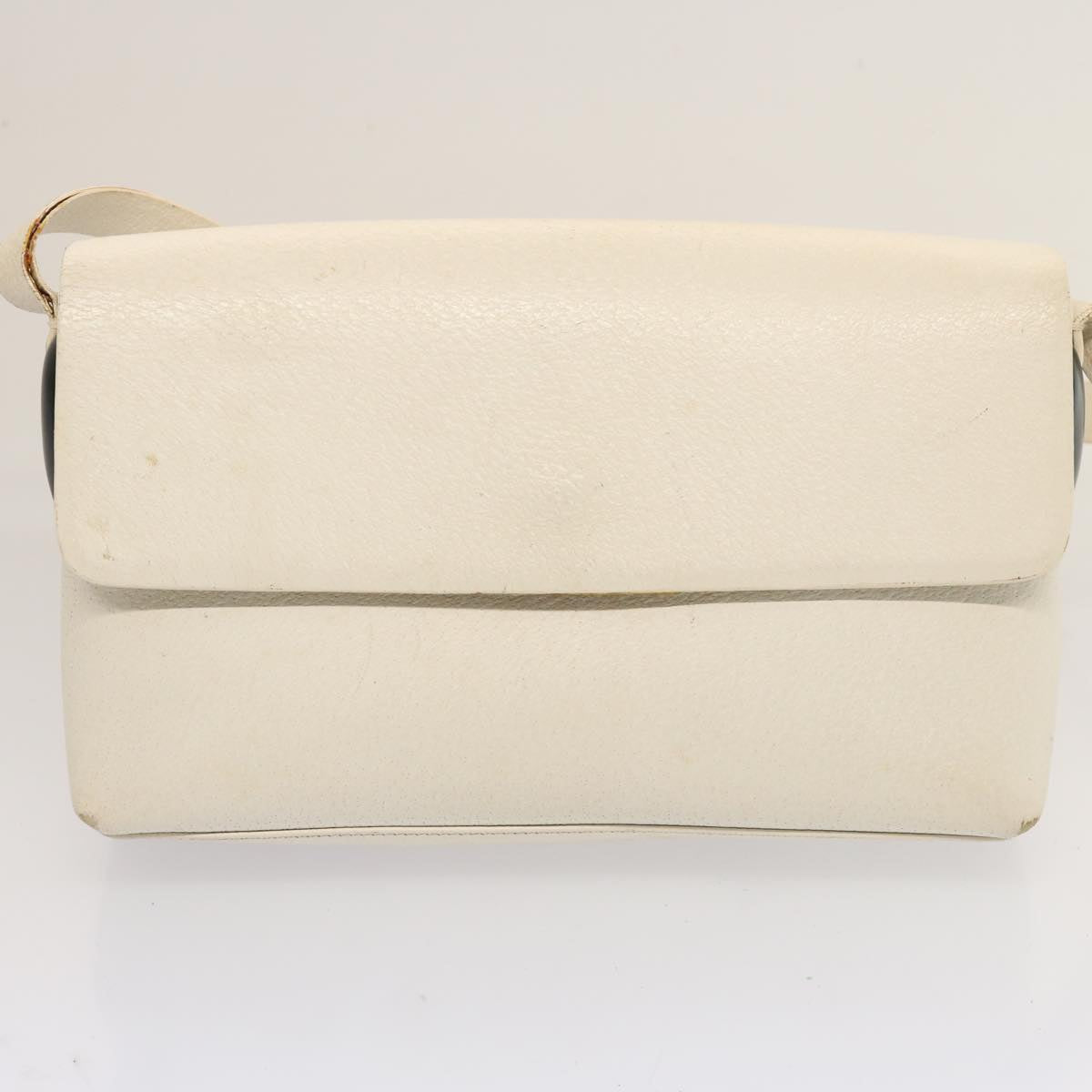 GUCCI Bamboo Shoulder Bag Suede Leather 3Set White Black Brown ti1672