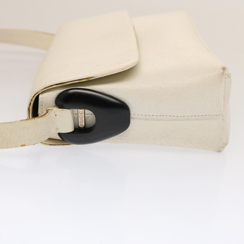 GUCCI Bamboo Shoulder Bag Suede Leather 3Set White Black Brown ti1672