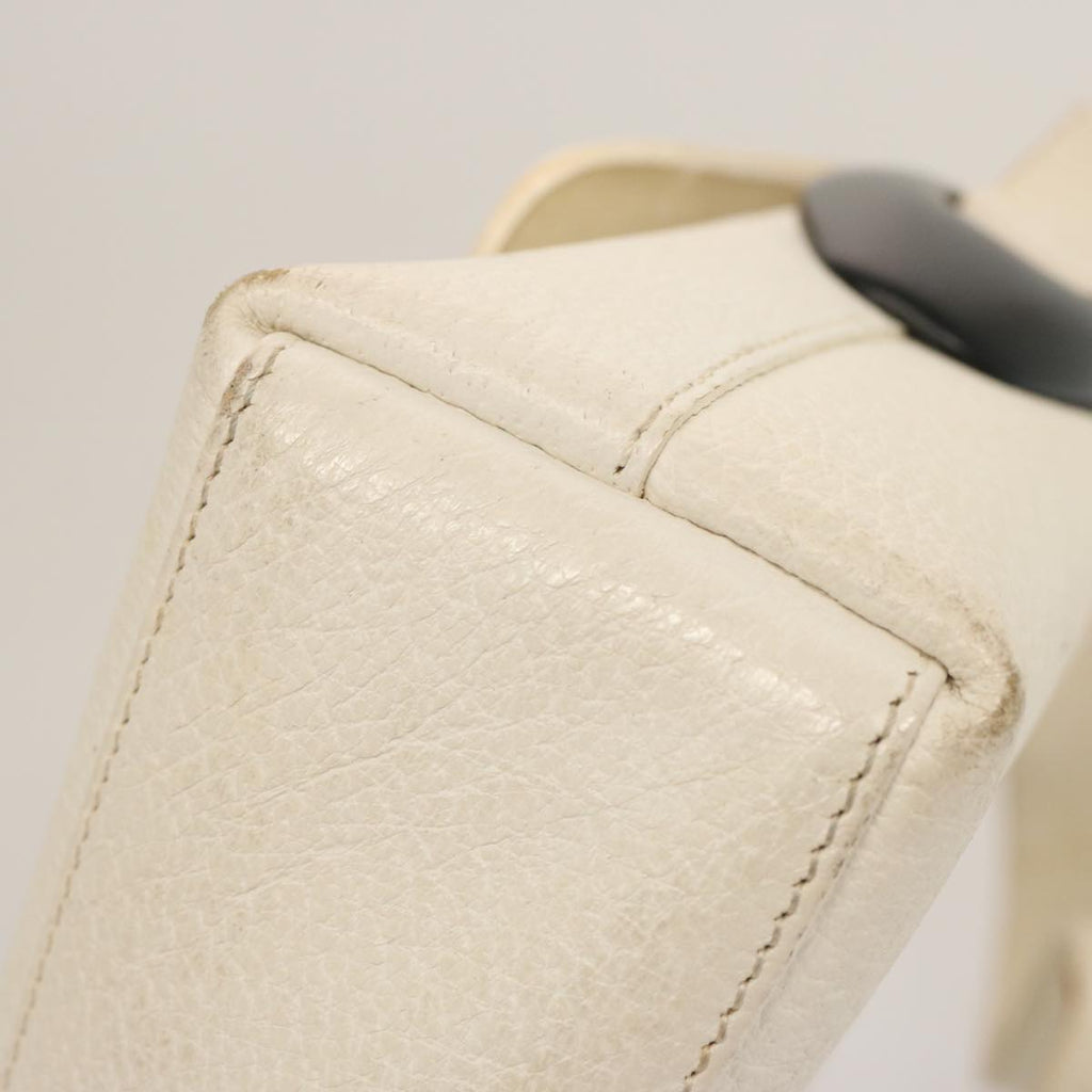 GUCCI Bamboo Shoulder Bag Suede Leather 3Set White Black Brown ti1672