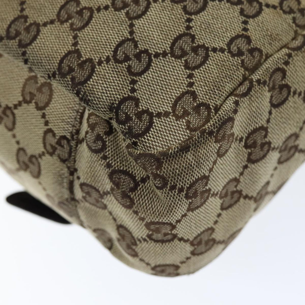 GUCCI GG Canvas Shoulder Bag Beige ti1673