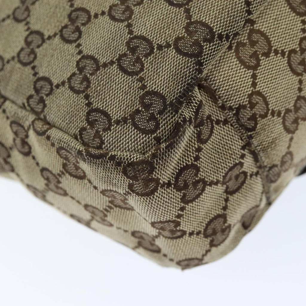 GUCCI GG Canvas Shoulder Bag Beige ti1673