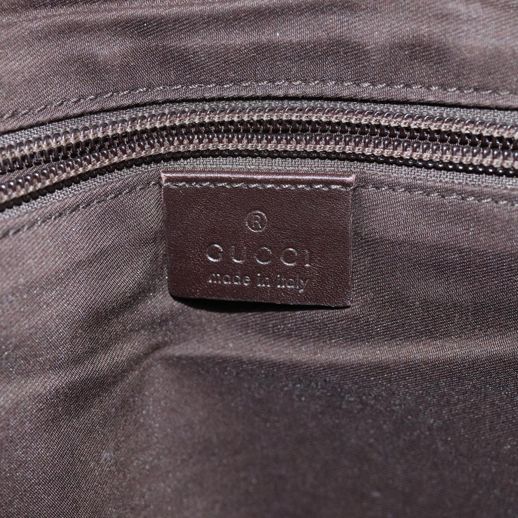 GUCCI GG Canvas Shoulder Bag Beige ti1673