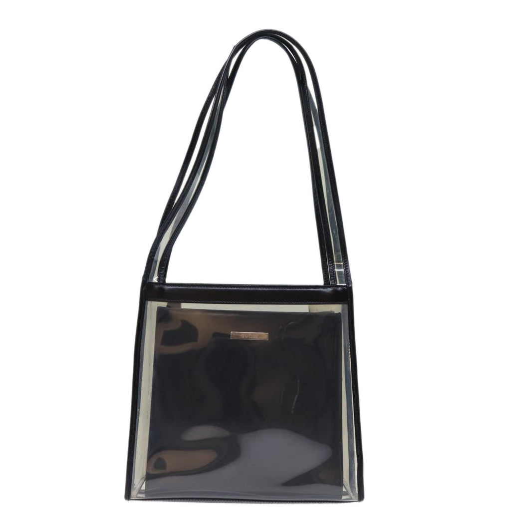 GUCCI Bamboo Shoulder Bag Vinyl Clear 001 2058 1774 5 ti1677