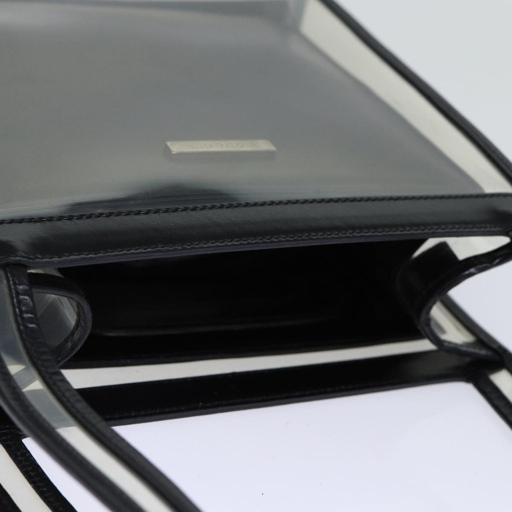 GUCCI Bamboo Shoulder Bag Vinyl Clear 001 2058 1774 5 ti1677