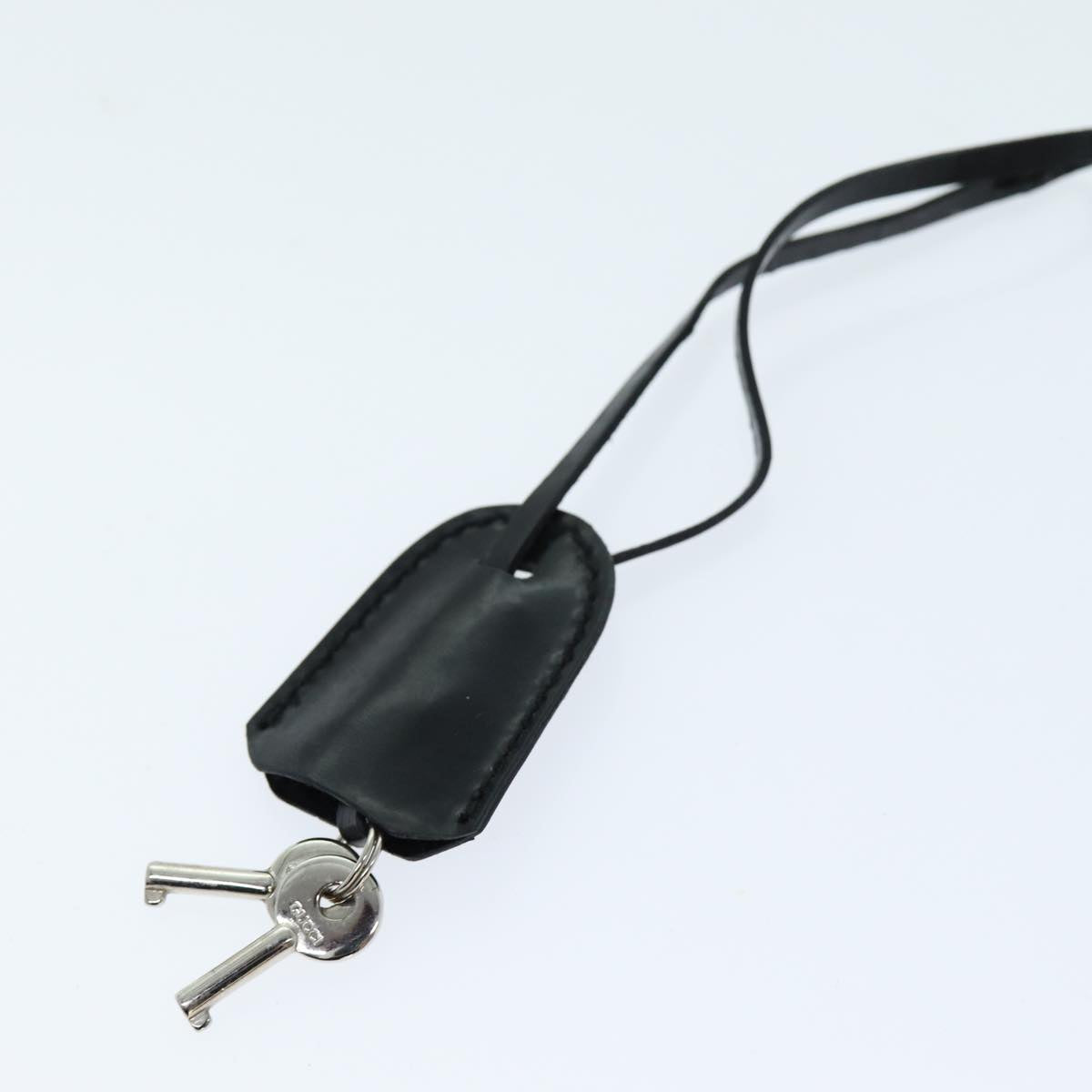GUCCI Clutch Bag Enamel Black 018 122 1940 ti1679