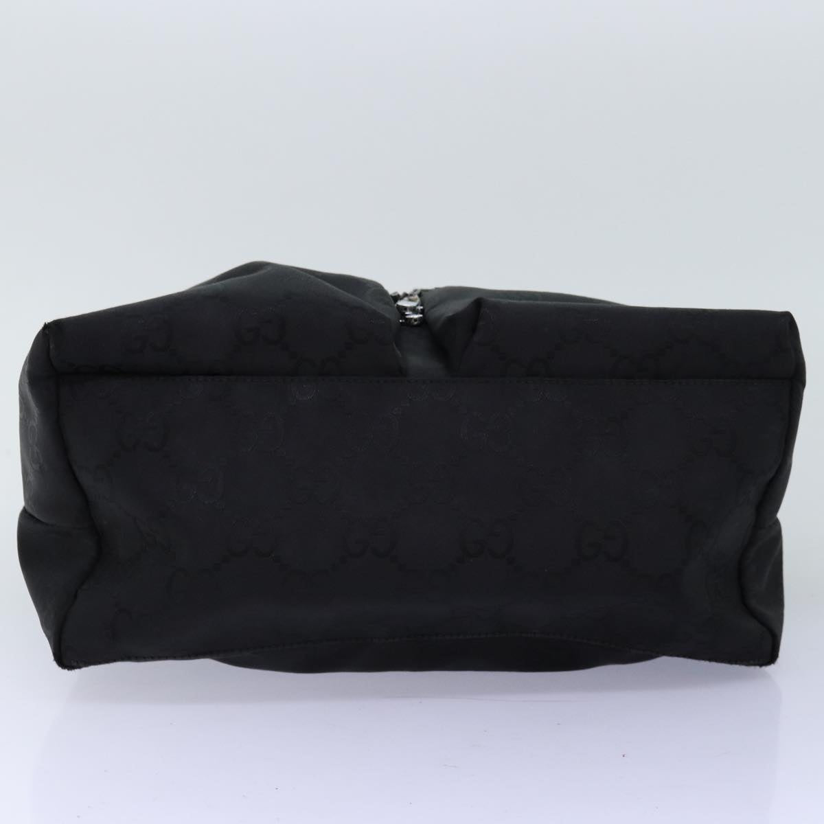GUCCI GG Canvas Shoulder Bag Nylon Black ti1680