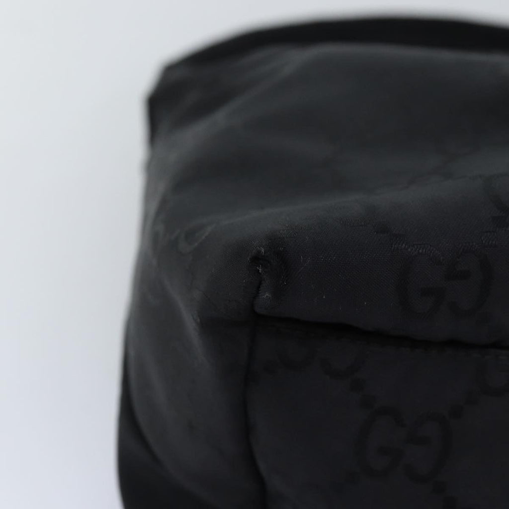 GUCCI GG Canvas Shoulder Bag Nylon Black ti1680