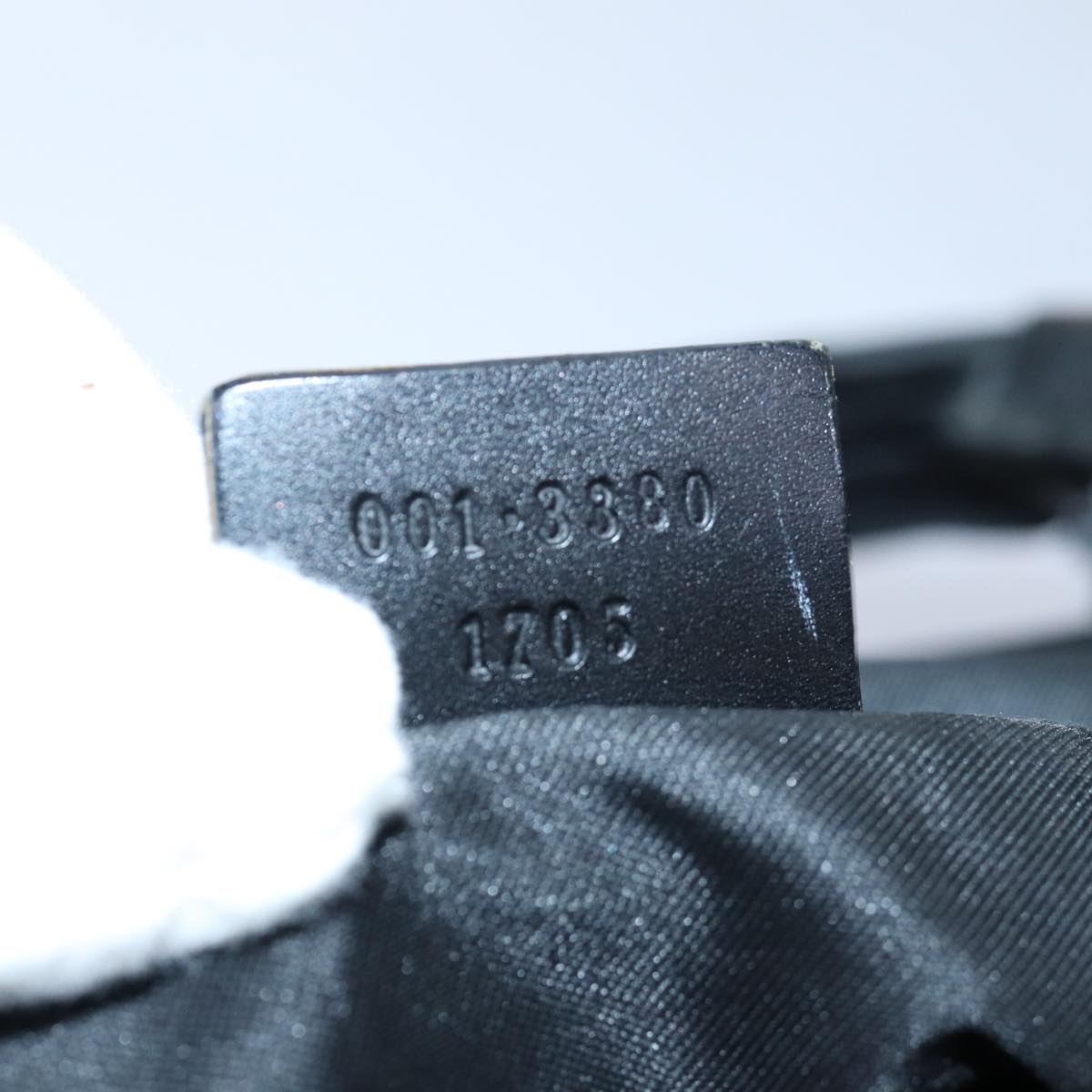 GUCCI GG Canvas Shoulder Bag Nylon Black ti1680