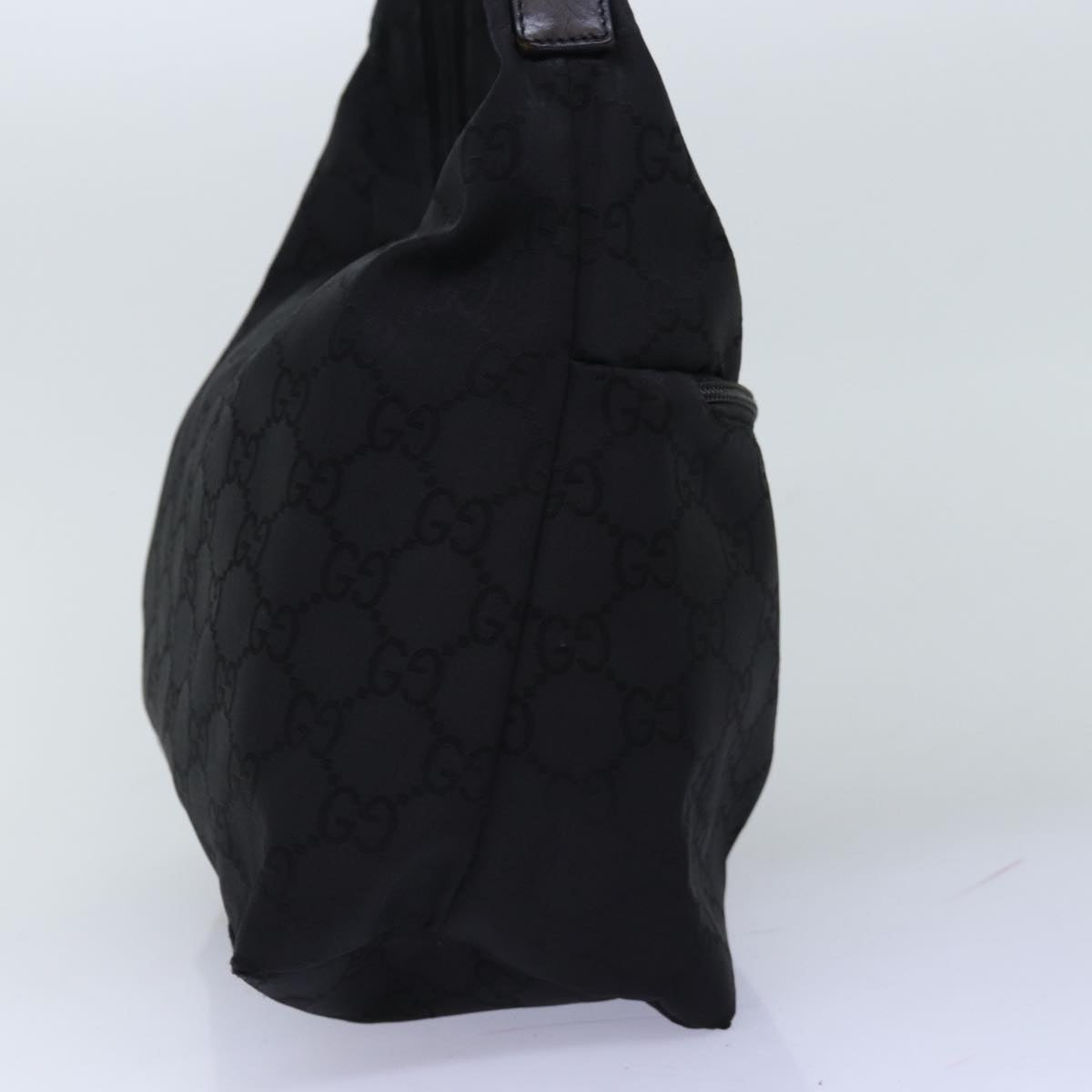 GUCCI GG Canvas Shoulder Bag Nylon Black ti1680