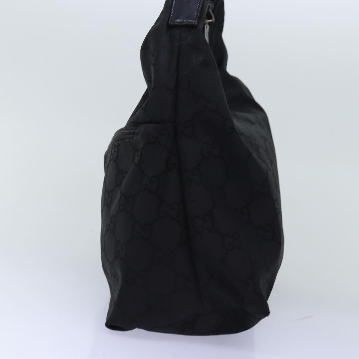 GUCCI GG Canvas Shoulder Bag Nylon Black ti1680
