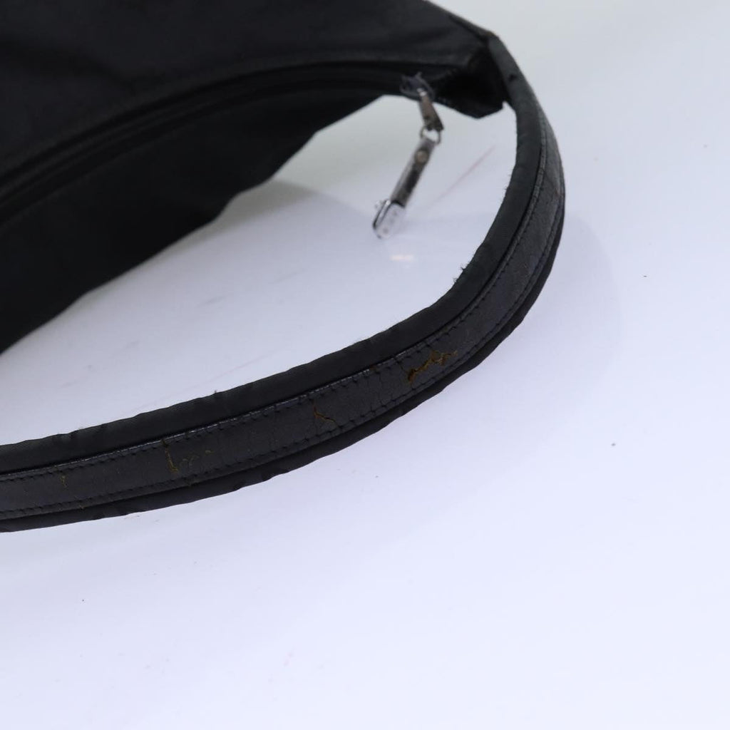 GUCCI GG Canvas Shoulder Bag Nylon Black ti1680