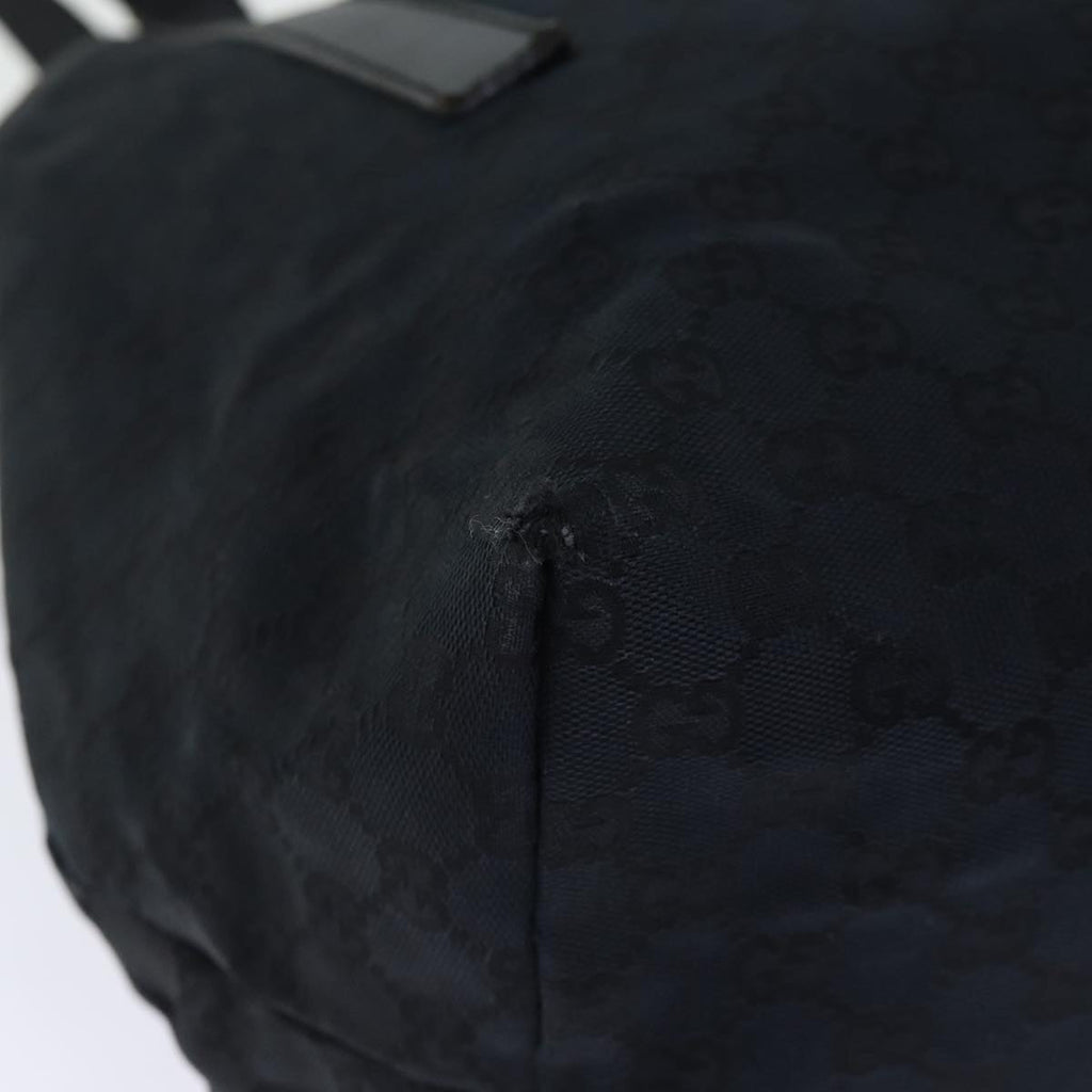 GUCCI GG Canvas Shoulder Bag Black ti1681