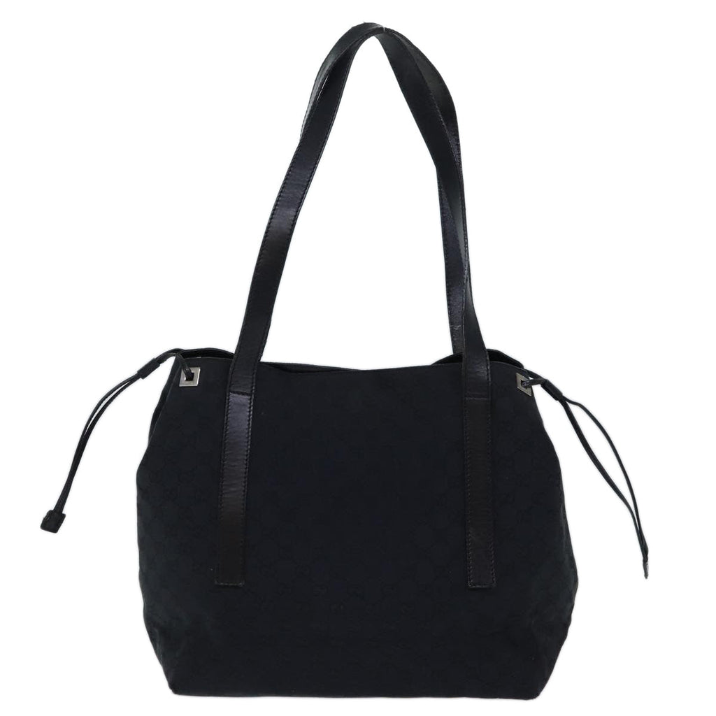 GUCCI GG Canvas Shoulder Bag Black ti1681