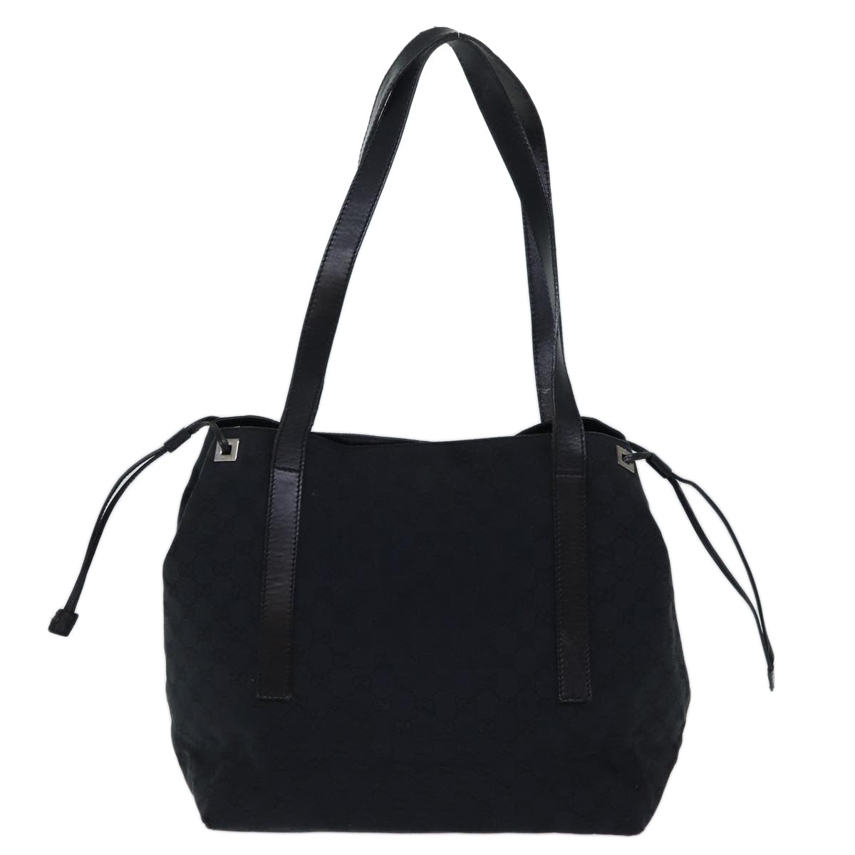 GUCCI GG Canvas Shoulder Bag Black ti1681