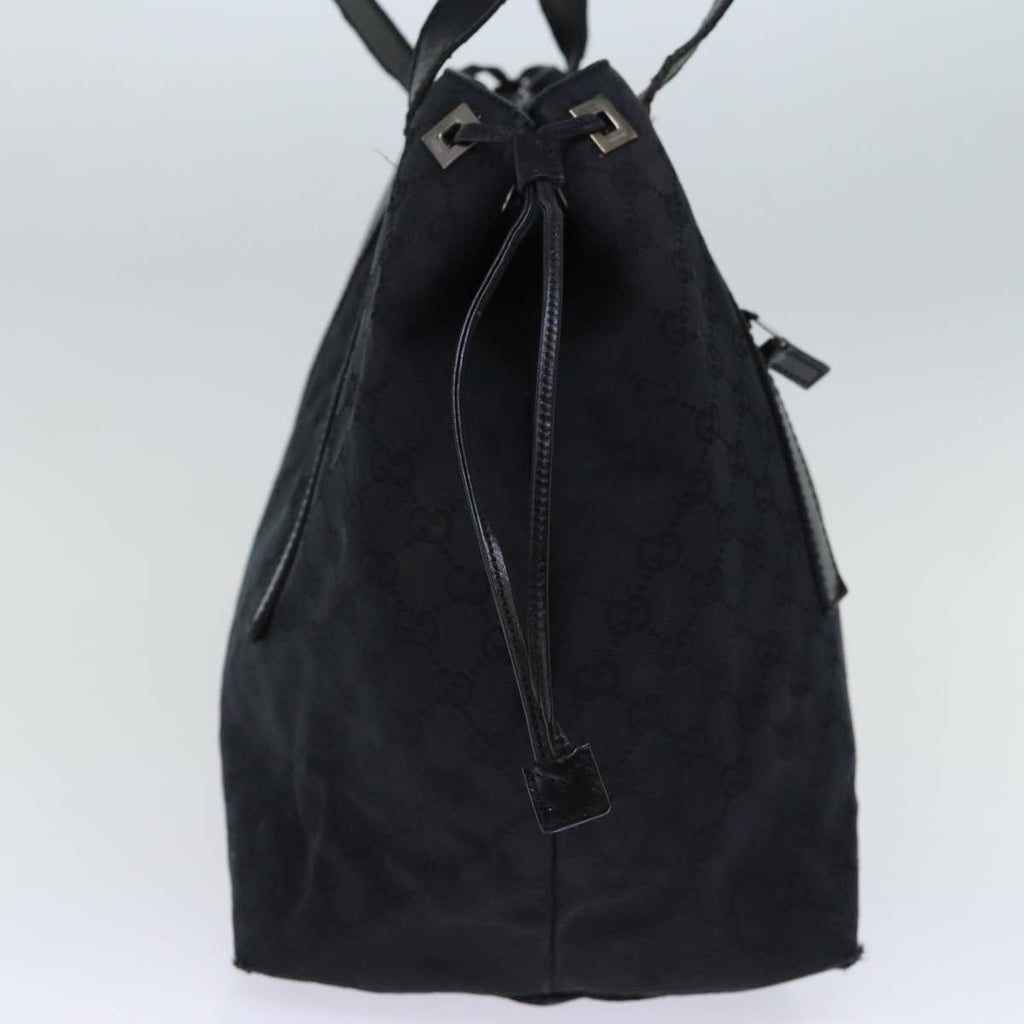 GUCCI GG Canvas Shoulder Bag Black ti1681