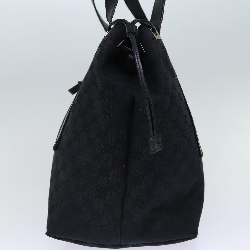 GUCCI GG Canvas Shoulder Bag Black ti1681