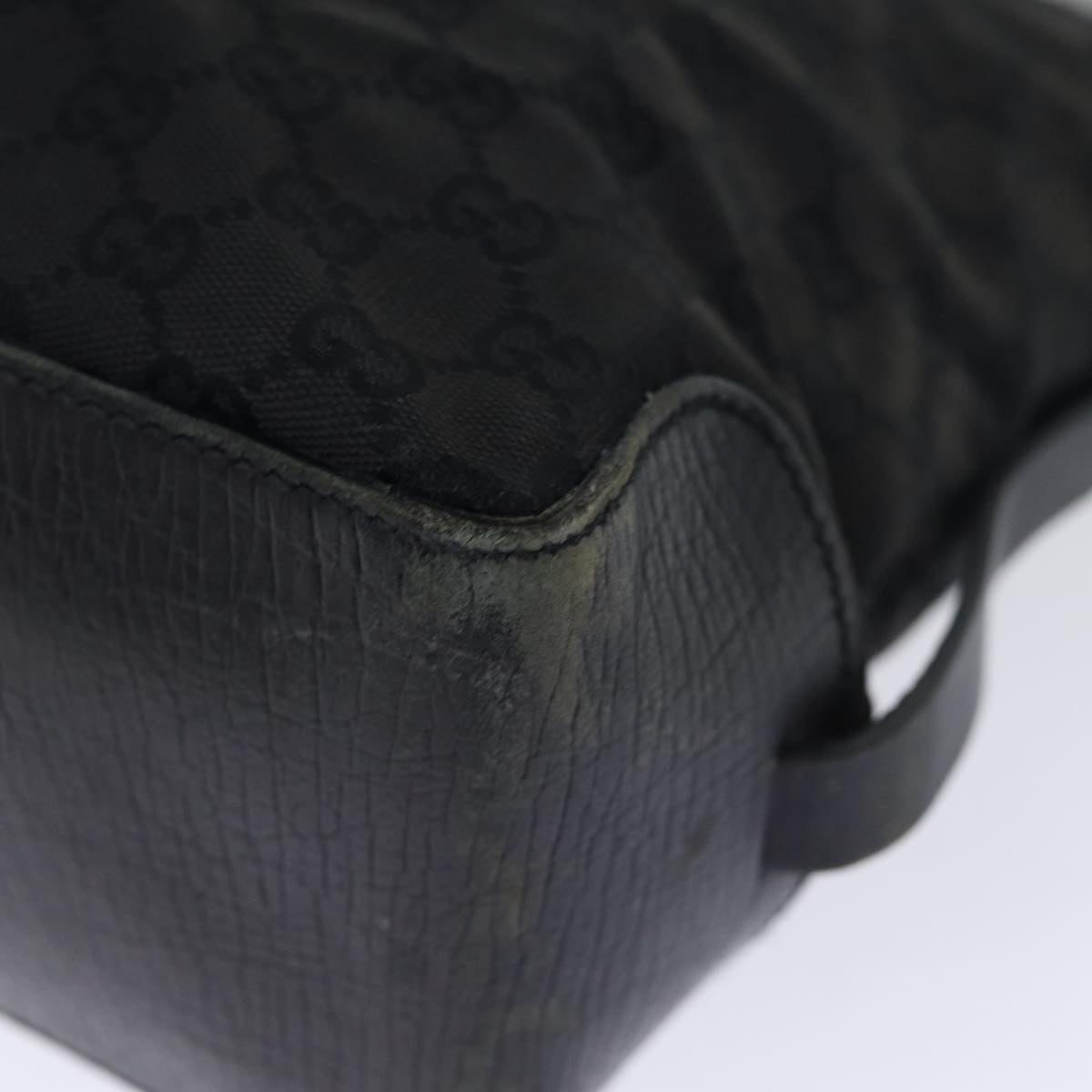 GUCCI GG Canvas Hand Bag Black ti1692