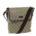 GUCCI GG Canvas Shoulder Bag Coated Canvas Beige ti1728