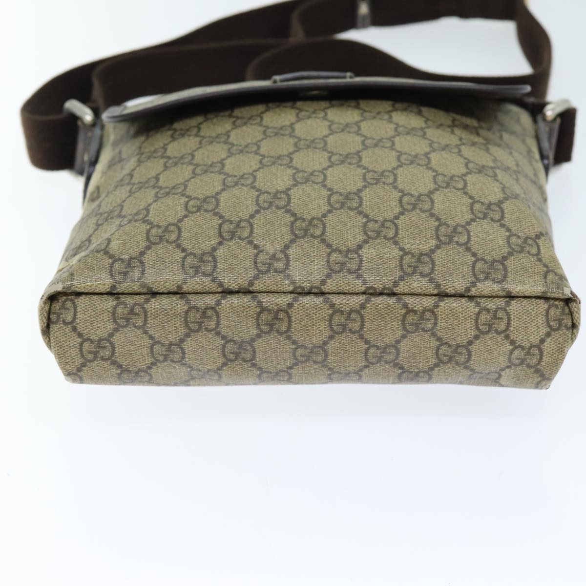GUCCI GG Canvas Shoulder Bag Coated Canvas Beige ti1728