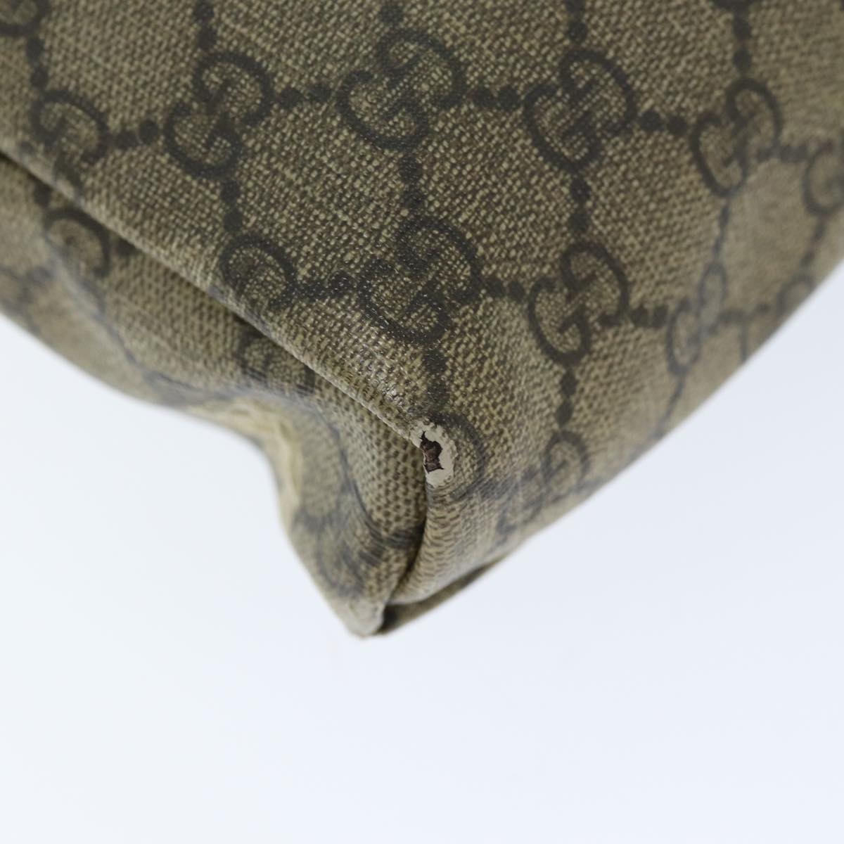GUCCI GG Canvas Shoulder Bag Coated Canvas Beige ti1728