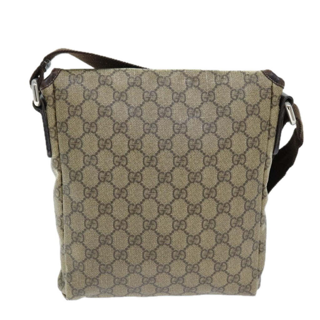 GUCCI GG Canvas Shoulder Bag Coated Canvas Beige ti1728