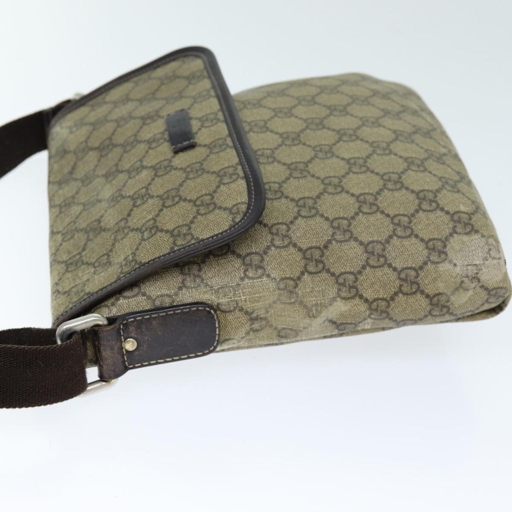 GUCCI GG Canvas Shoulder Bag Coated Canvas Beige ti1728
