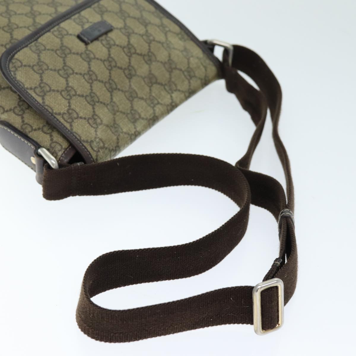 GUCCI GG Canvas Shoulder Bag Coated Canvas Beige ti1728