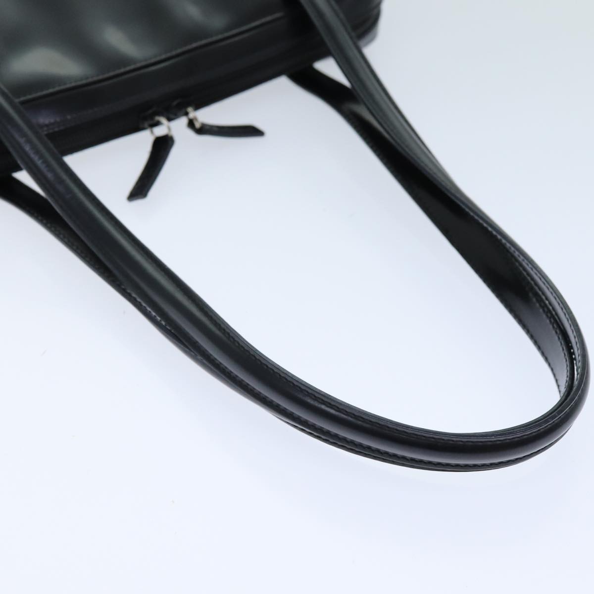 GUCCI Shoulder Bag Enamel Black ti1748
