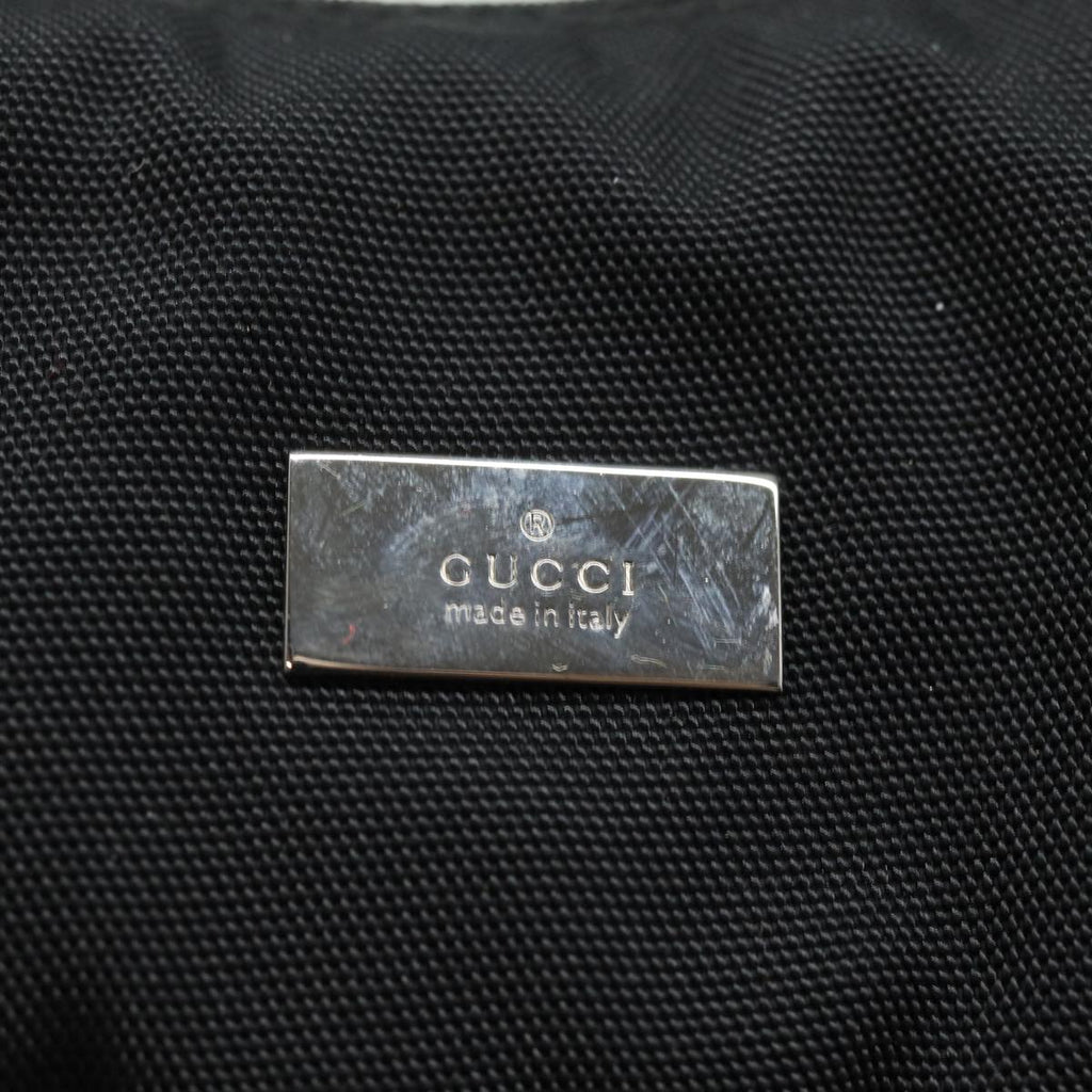 GUCCI Shoulder Bag Canvas Black 001.3386 001013 ti1792