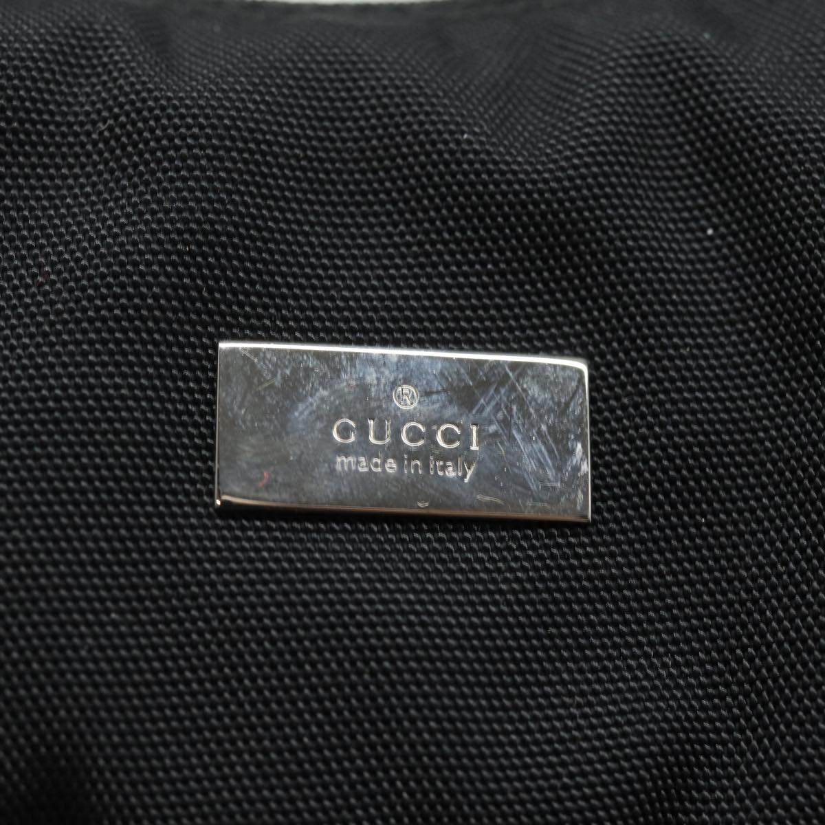GUCCI Shoulder Bag Canvas Black 001.3386 001013 ti1792