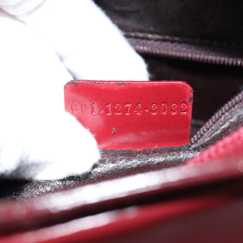 GUCCI Shoulder Bag Enamel Red 001 1274 3032 ti1794