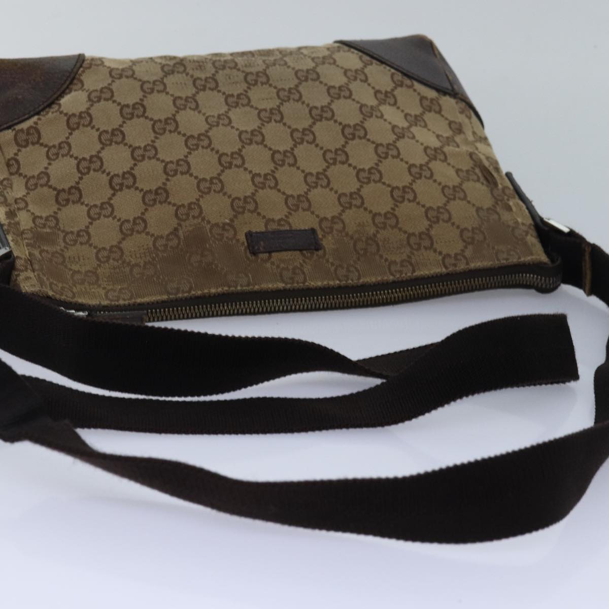 GUCCI GG Canvas Shoulder Bag 2Set Beige Brown ti1799