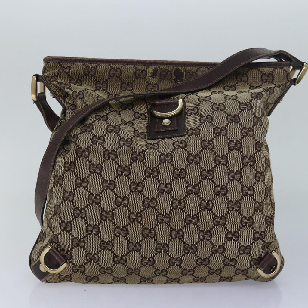 GUCCI GG Canvas Shoulder Bag 2Set Beige Brown ti1799