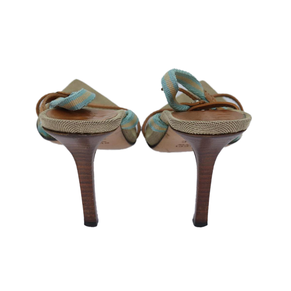 GUCCI High heels Leather 2Set Brown Beige ti1811