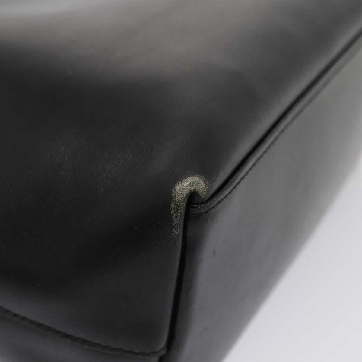 GUCCI Bamboo Hand Bag Leather Black 001 2113 1880 ti1885