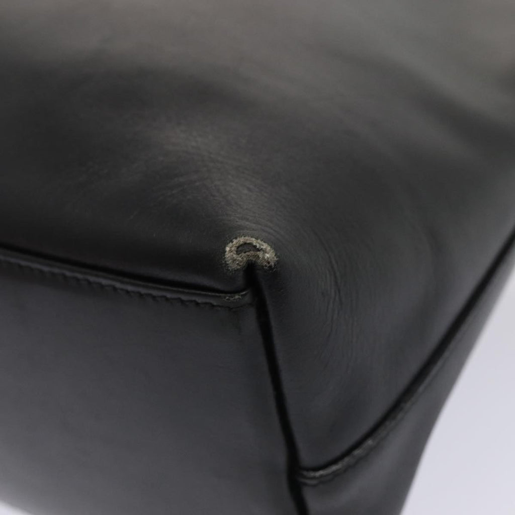 GUCCI Bamboo Hand Bag Leather Black 001 2113 1880 ti1885
