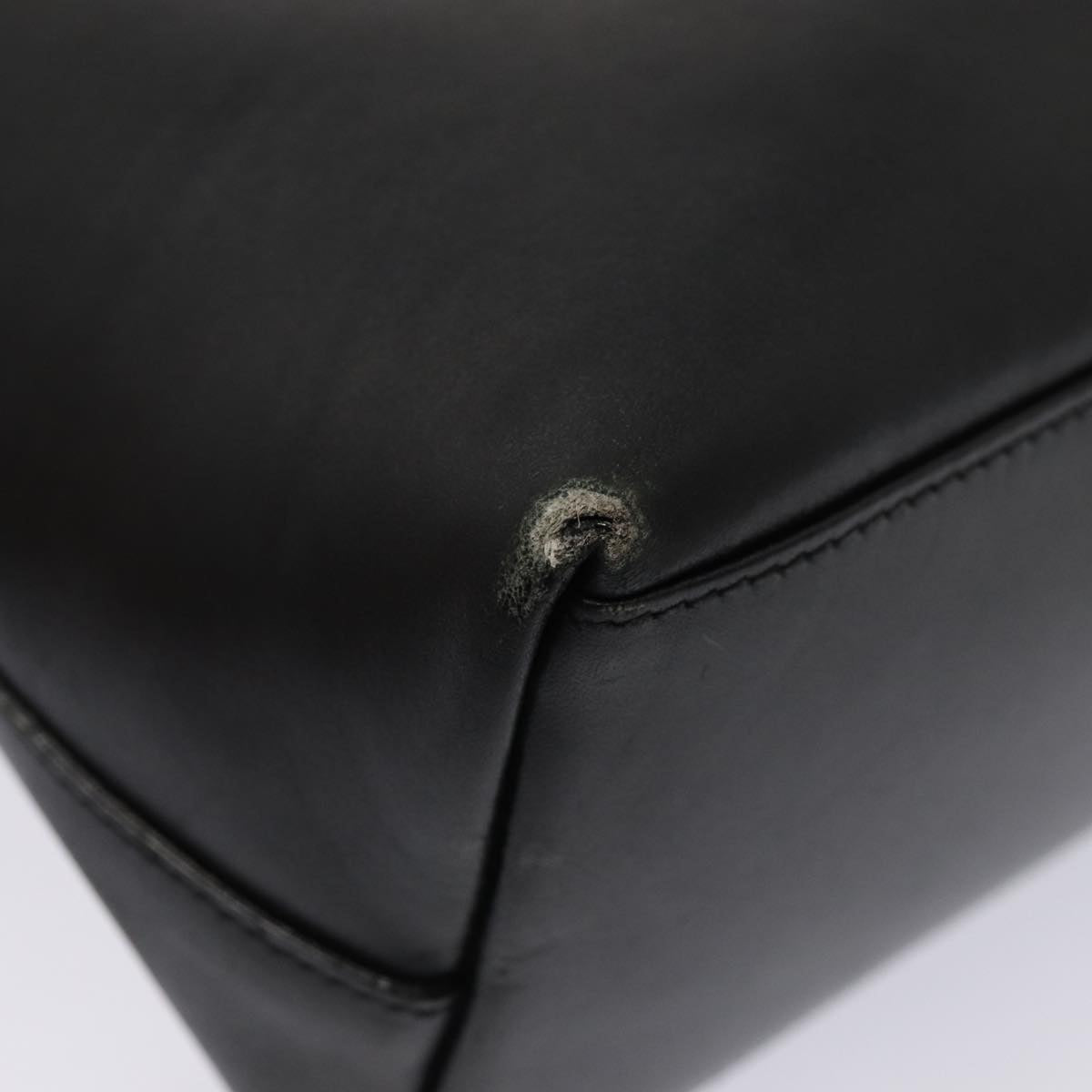 GUCCI Bamboo Hand Bag Leather Black 001 2113 1880 ti1885