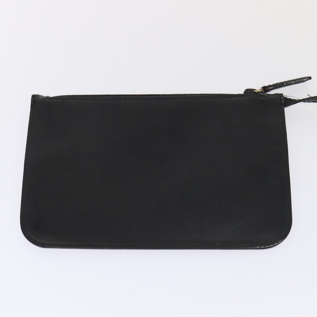 GUCCI Bamboo Hand Bag Leather Black 001 2113 1880 ti1885