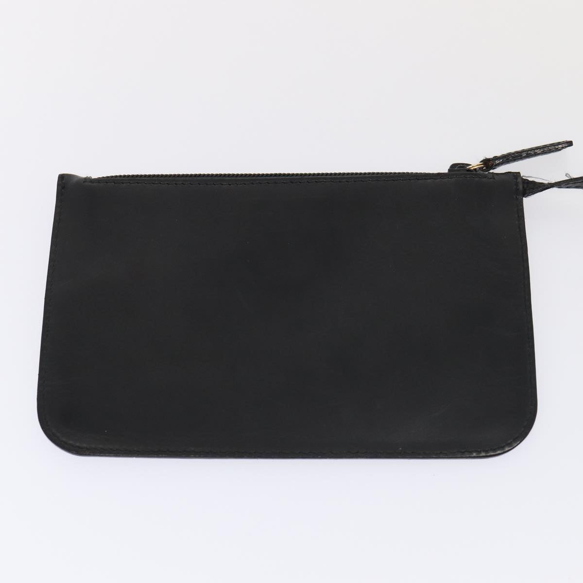 GUCCI Bamboo Hand Bag Leather Black 001 2113 1880 ti1885