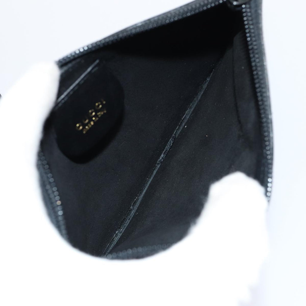 GUCCI Bamboo Hand Bag Leather Black 001 2113 1880 ti1885