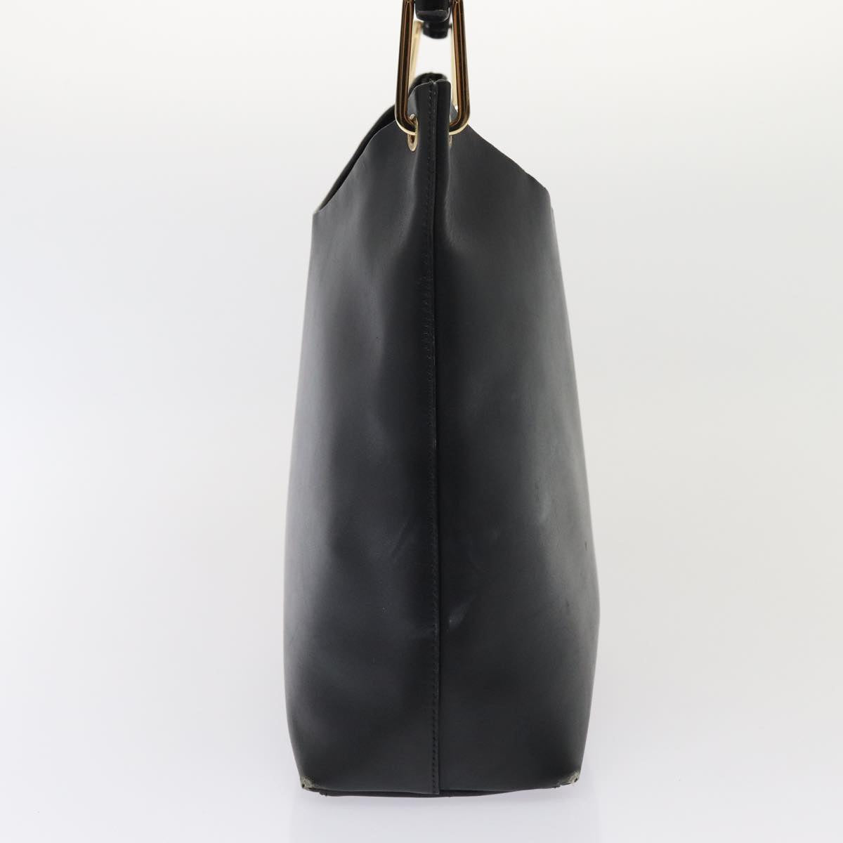 GUCCI Bamboo Hand Bag Leather Black 001 2113 1880 ti1885