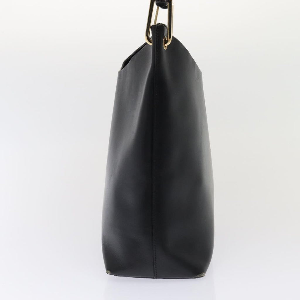 GUCCI Bamboo Hand Bag Leather Black 001 2113 1880 ti1885