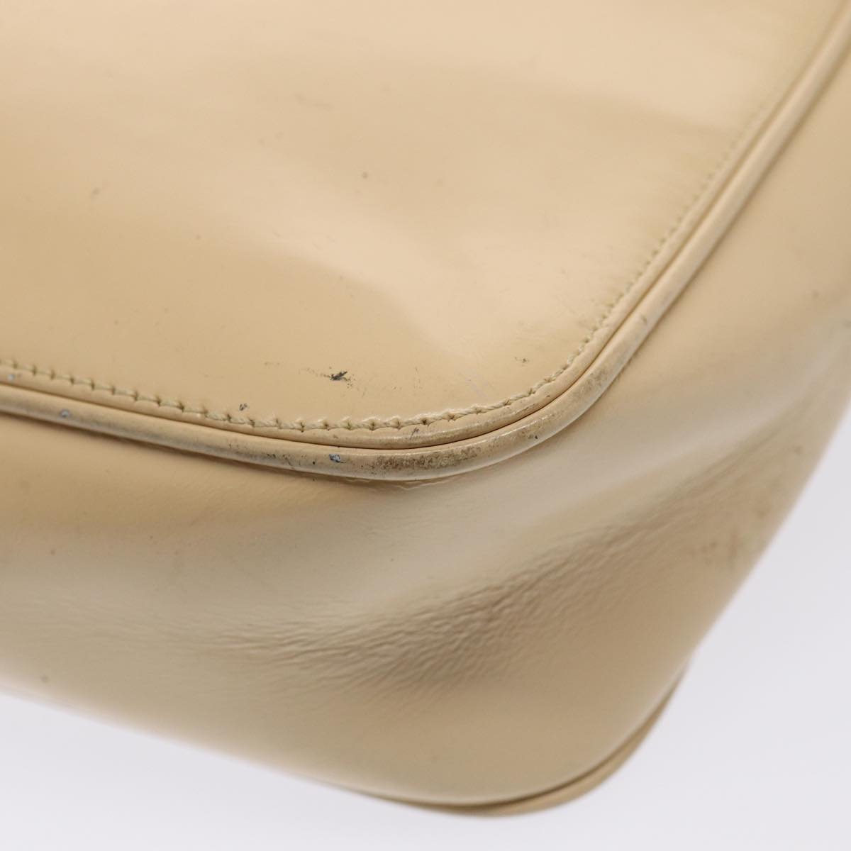 GUCCI Jackie Tote Bag Patent leather Beige 002 1133 ti1886