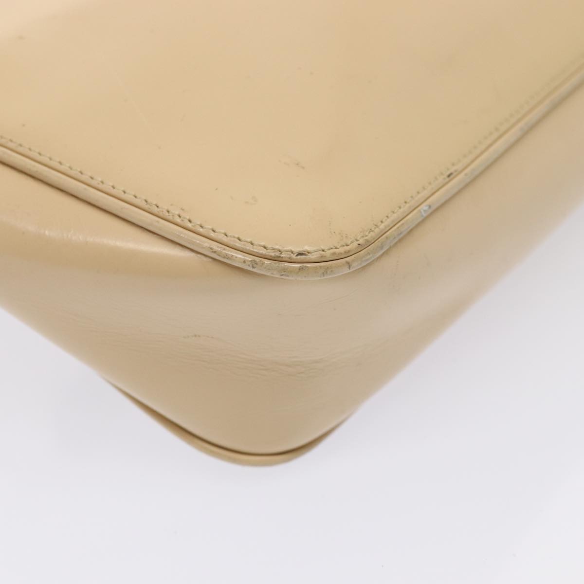 GUCCI Jackie Tote Bag Patent leather Beige 002 1133 ti1886