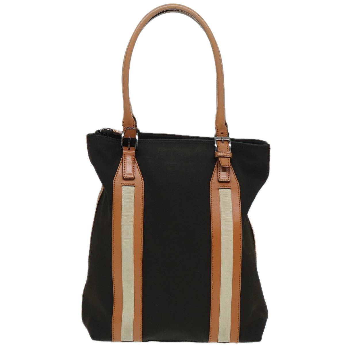GUCCI GG Canvas Hand Bag Canvas 2Set Beige Brown ti1903