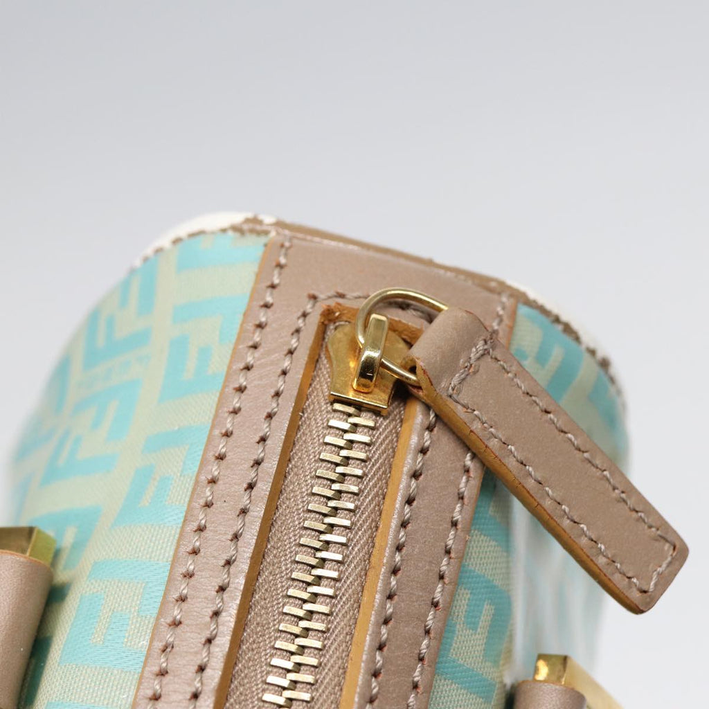 FENDI Hand Bag Enamel Peppermint Gold ti1934